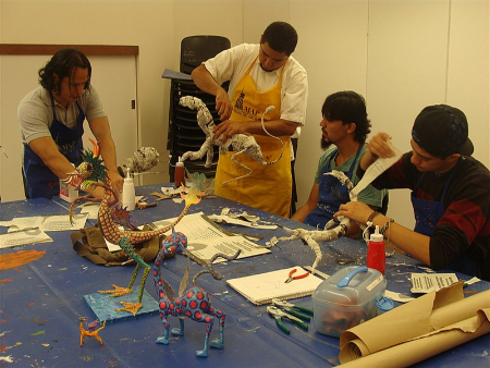 پاپیه ماشه مکزیکی مجسمه پاپیه ماشه مکزیک, هنر سنتی مکزیک