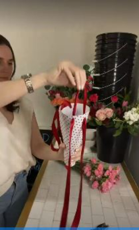 تزیین گل برای هدیه تزیین گل برای هدیه, هدیه با گل رز