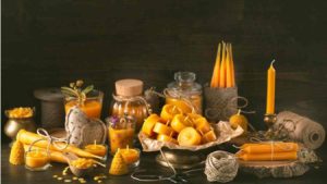 شمع موم زنبور عسل دست‌ساز, ساخت شمع طبیعی در خانه