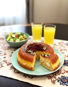 طرز تهیه ته چین مرغ مجلسی