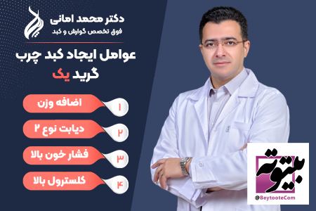 عوامل ایجاد کبد چرب گرید ۱ به نقل از وبسایت دکتر امانی عوامل ایجاد کبد چرب گرید ۱ به نقل از وبسایت دکتر امانی